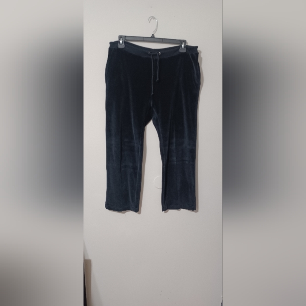 Harve Benard Sports Black Corduroy Pants Made of 80% Cotton and 20% Polyester. M